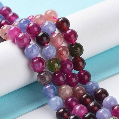 Dyed Natural Malaysia Jade Beads Strands