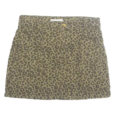 ZARA Girls Mini Skirt Brown Short Denim 13-14Y