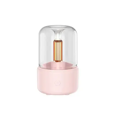 Atmosphere Light Humidifier Candlelight Aroma Diffuser Portable 120ml Electric USB Air Humidifier Cool Mist Maker Fogger 8-12...