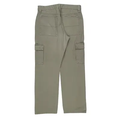 Cargo Pockets Wrangler Cargo Trousers - 33? Waist Beige Cotton
