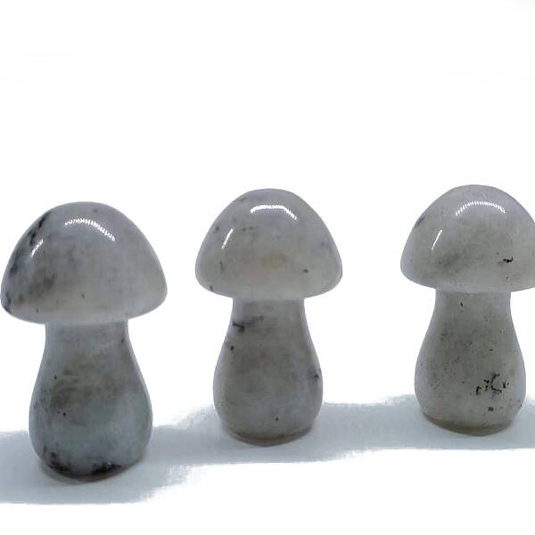Natural Labradorite Healing Mushroom Figurines