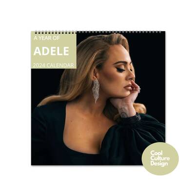 Adele Calendar - 2024 Calendar, Wall Calendar 2024, Planner 2024