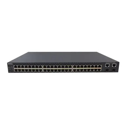 Dell 2T186 | PowerConnect 3048 48 x Ports 10/100Base-TX + 2 x 10/100/1000Base-T + 2 x SFP Ports Layer 3 Managed 1U Rack-mount...