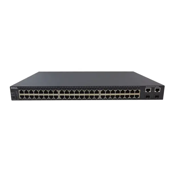 Dell 2T186 | PowerConnect 3048 48 x Ports 10/100Base-TX + 2 x 10/100/1000Base-T + 2 x SFP Ports Layer 3 Managed 1U Rack-mount...