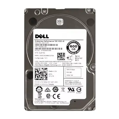 K1JY9 Dell 600GB 6Gb/s SAS 10000 2.5-Inch Hard Drive