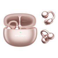 KINGLUCKY i121 Open-Ear Earbuds, Clip-On Wireless Headphones,Electronic Audio Headset,Bluetooth5.4,Lightweight Comfort, Firm-...