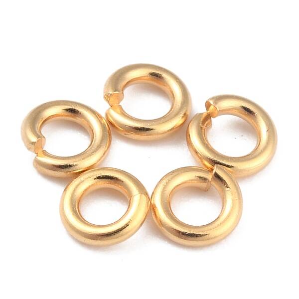 Rack Plating Brass Jump Rings