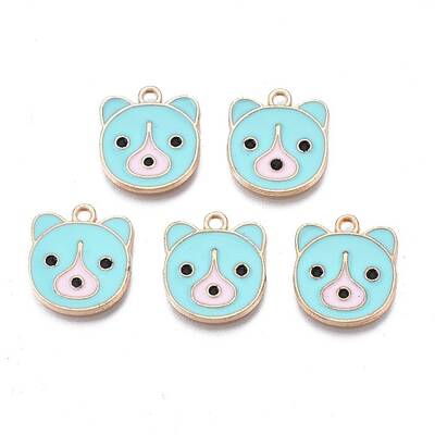 Alloy Enamel Pendants