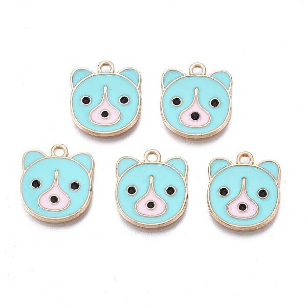 Alloy Enamel Pendants