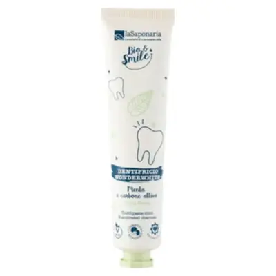 La saponaria Bio&Smile - WonderWhite Toothpaste Mint and Activated Carbon 75 ml