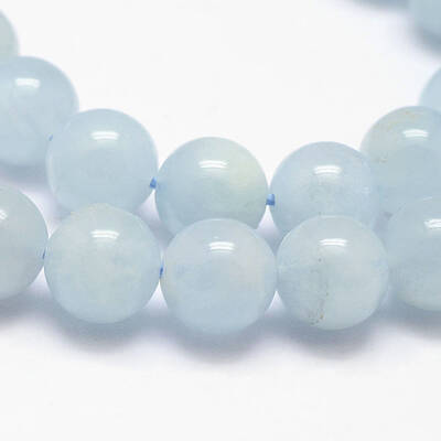 Natural Aquamarine Bead Strands