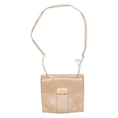 BALLY Womens Shoulder Bag Brown Leather
