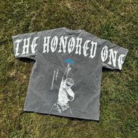The Honored One Gojo JJK Acid Wash Black Vintage Style T-shirt, Anime Inspired Tee,Gojo Cosplay Cool Shirt For Boys Streetwea...