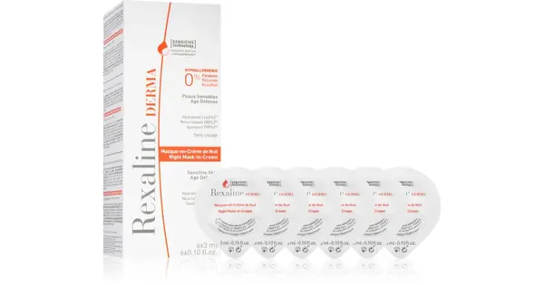 Rexaline Derma Night Cream Mask 6x3 ml