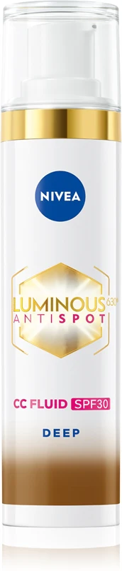 NIVEA Luminous 630 Anti Spot CC illuminating cream SPF 30 color Deep 40 ml