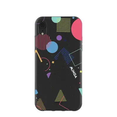 Black Minga Party iPhone XR Case