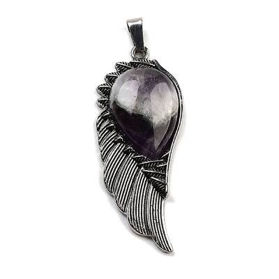 Natural Amethyst Big Pendants