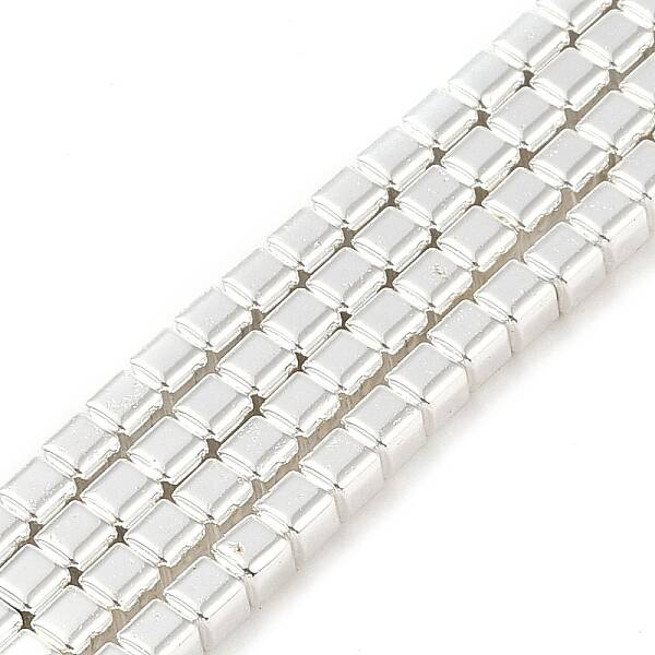 Electroplated Synthetic Non-Magnetic Hematite Beads Strands
