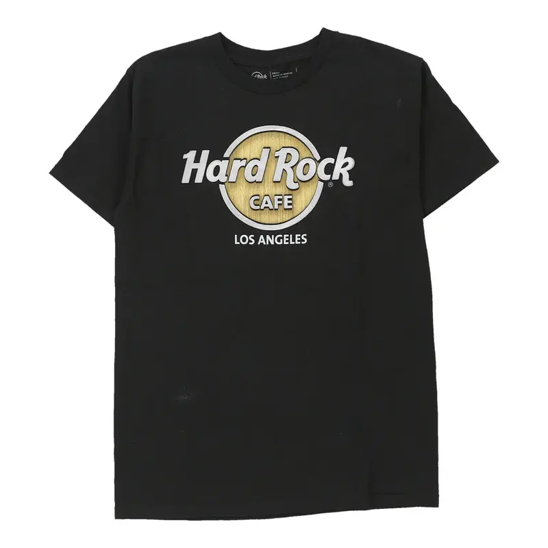 Los Angeles  Hard Rock Cafe T-Shirt - Small Black Cotton