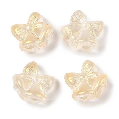 Transparent Spray Paint Glass Beads