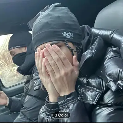 Syna World Skull Cap - Black Beanie with Skull & Floral Design Stretchy Polyamide Spandex Blend Lightweight Breathable Unisex...