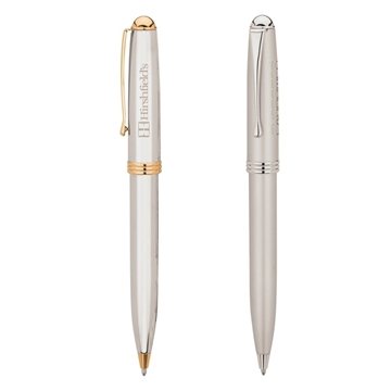 50 Custom Adora Ballpoint Pen - Brass & Chrome