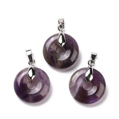 Natural Amethyst Pendants