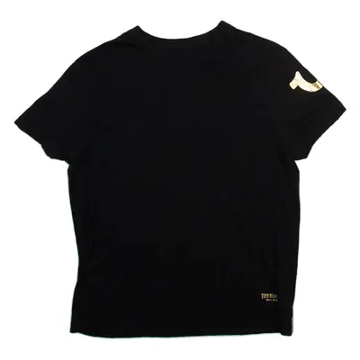 TRUE RELIGION Mens T-Shirt Black L