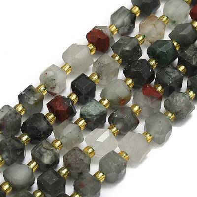 Natural Africa Bloodstone Beads Strand
