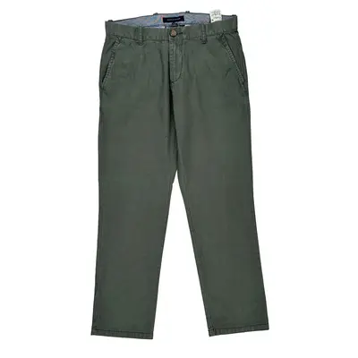 Tommy Hilfiger Chinos - 30W 28L Green Cotton