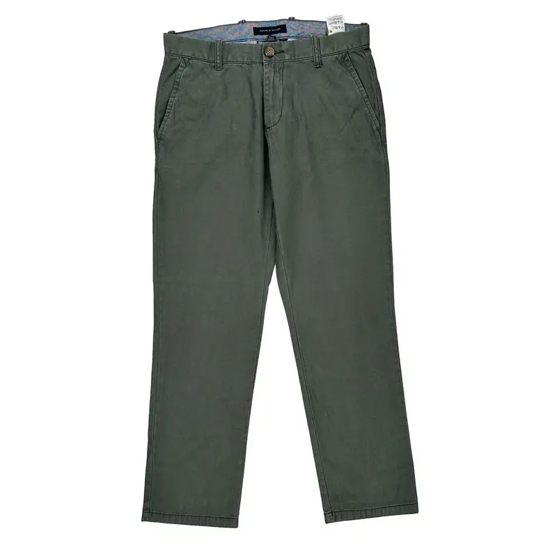 Tommy Hilfiger Chinos - 30W 28L Green Cotton