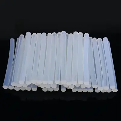 Mini Ultra-clear Safety Non-toxic Hot Melt Glue Stick Kit, Smooth Clear Glue Out, Strong Glue Stick for Most Glue Guns, DIY, ...