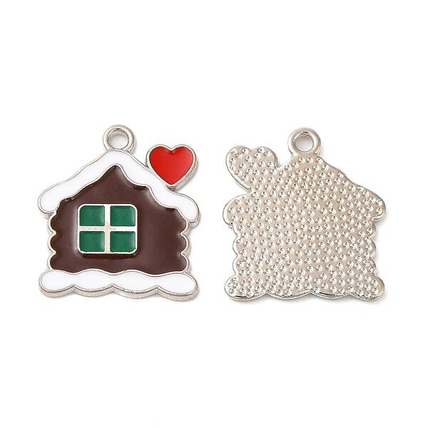 Christmas Alloy Enamel Pendants