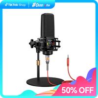 Tenlamp Condenser Microphone Series, Live Vocal Equipment, Recording Kit Microphone with Shock Mount for Live Broadcasting, B...