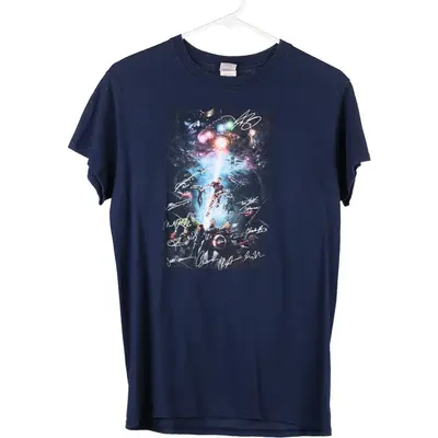 Age 12-13 The Avengers Gildan Graphic T-Shirt - Small Navy Cotton