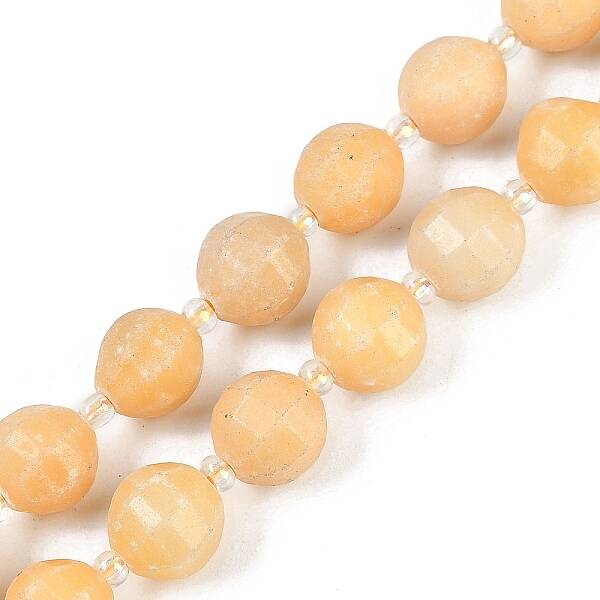 Natural Topaz Jade Beads Strands