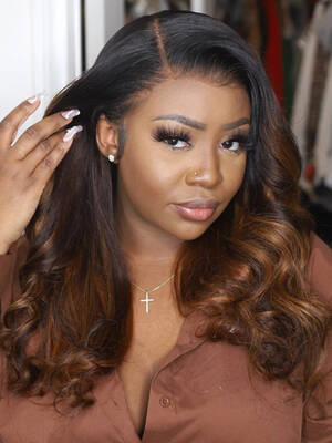 [Buy 1 Get 1 Wig] Bye-Bye Knots Wig 7x5 Glueless Lace Balayage Highlight Body Wave Wigs