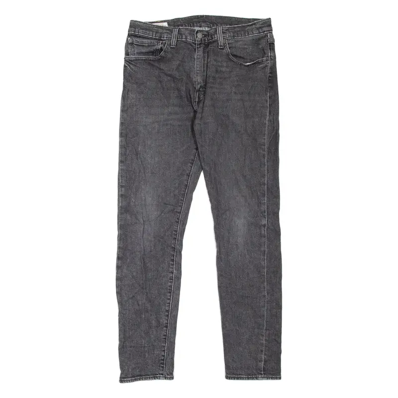 LEVI'S 512 BIG E Jeans Mens Grey Slim Tapered W33 L32