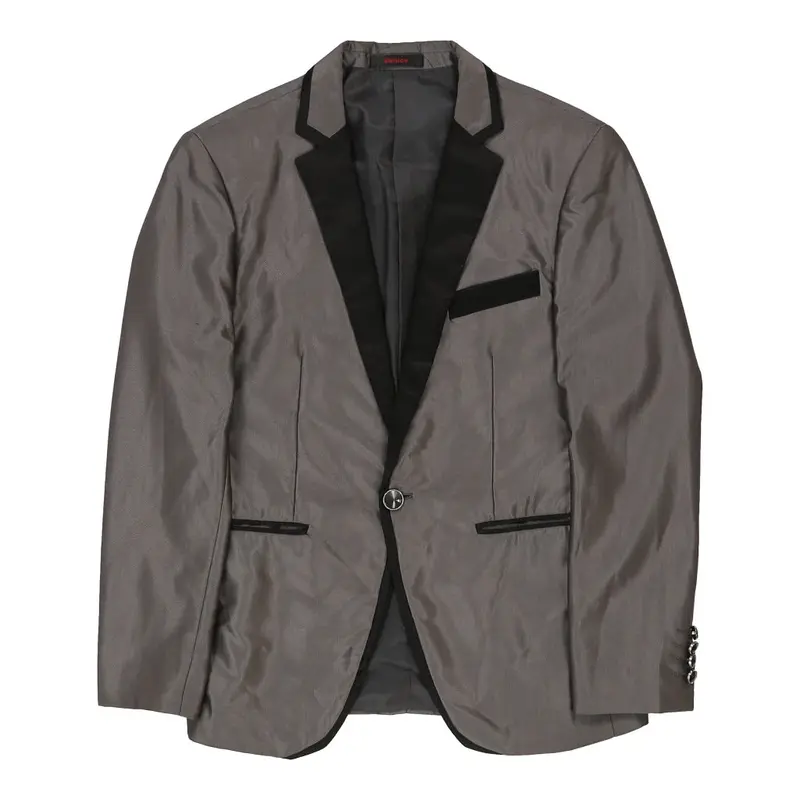 Venice Blazer - Large Grey Polyester Blend