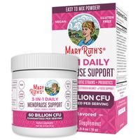 MaryRuth's 3-in-1 Menopause Support Powder - Clinically Tested - 60 Billion CFU - Allergen Free - 0.5 oz