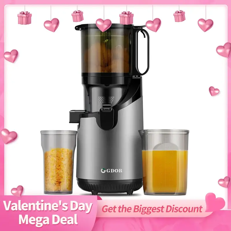 GDOR Cold Press Juicer, Slow Masticating Juicer Machines with 5.3\