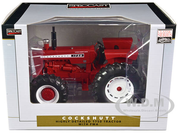 Cockshutt 1750 FWA (Front Wheel Assist) Tractor Red Classic Series 1/16 Diecast Model by SpecCast