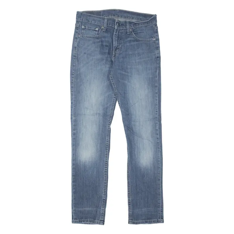 LEVI'S 511 Jeans Blue Denim Slim Straight Mens W29 L30