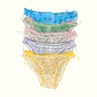 Milanblocks Pointelle Bikini Undie Cute Y2K Coquette Cotton - Rose, Comfy, Breathable, Ultra Soft, Elastic, Regular Fit, True...