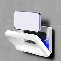 Rotatable Waterproof Shower Phone Holder, Touch Sensitive Wall Mounted Punch-Free Phone Holder for Bathroom Kitchen Accessori...