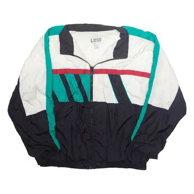 LAVON Mens Shell Jacket Black Nylon XL