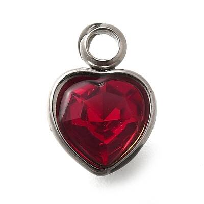 304 Stainless Steel with Rhinestone Pendants