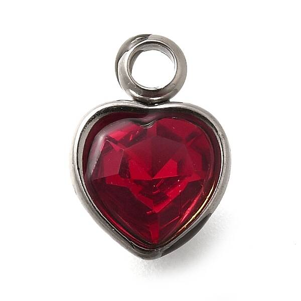 304 Stainless Steel with Rhinestone Pendants