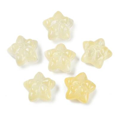 Transparent Spray Paint Glass Beads