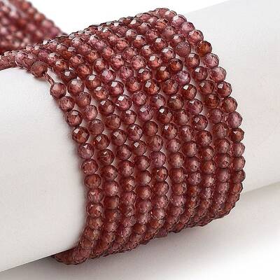 Natural Garnet Beads Strands